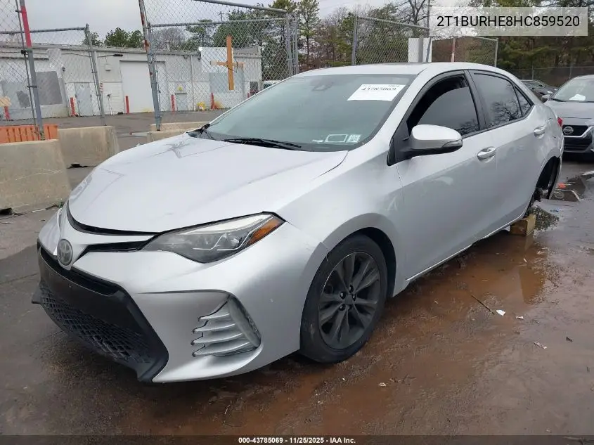 2T1BURHE8HC859520 2017 Toyota Corolla Xse