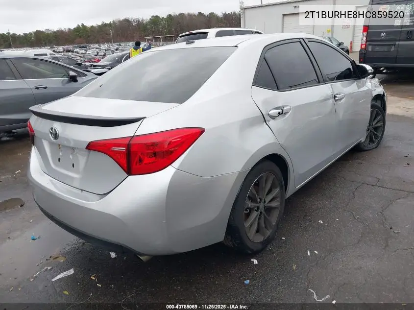 2T1BURHE8HC859520 2017 Toyota Corolla Xse