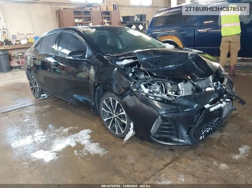 2T1BURHE3HC878587 2017 Toyota Corolla Se