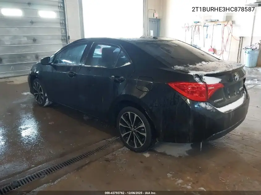 2T1BURHE3HC878587 2017 Toyota Corolla Se