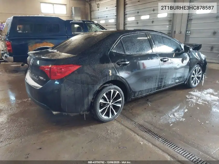 2T1BURHE3HC878587 2017 Toyota Corolla Se