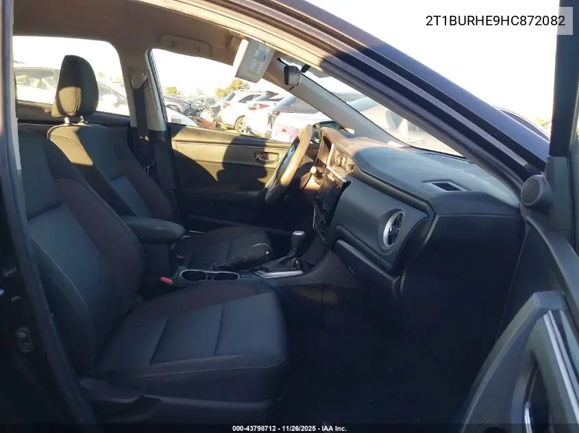 2T1BURHE9HC872082 2017 Toyota Corolla Le
