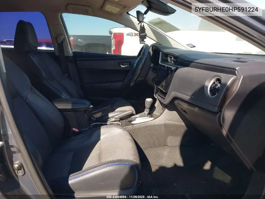 5YFBURHE0HP591224 2017 Toyota Corolla Se