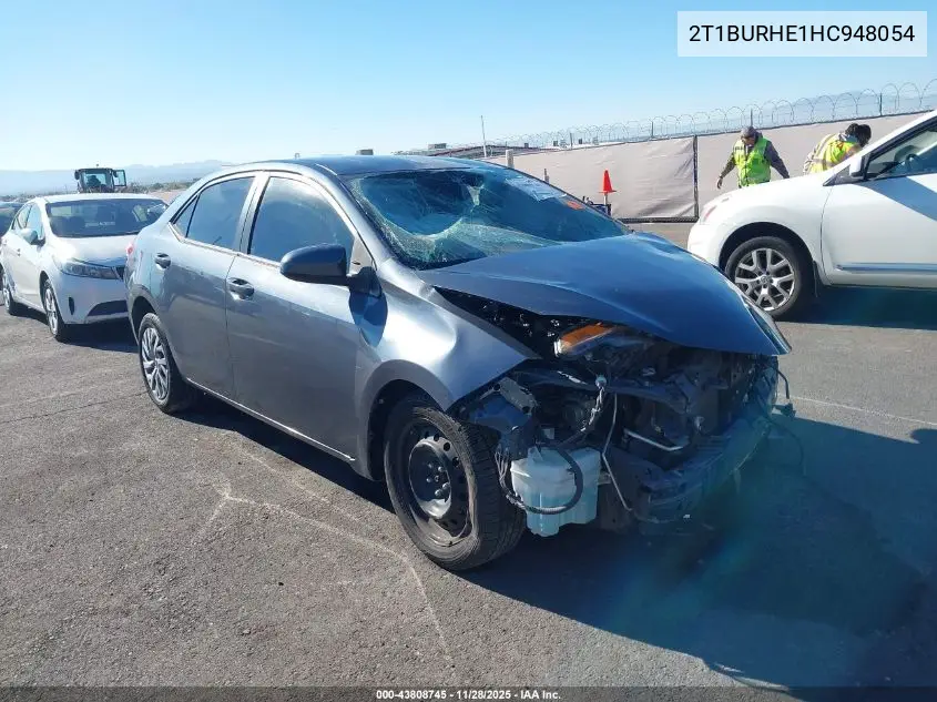 2T1BURHE1HC948054 2017 Toyota Corolla Le