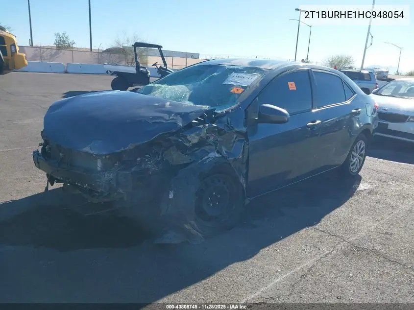 2T1BURHE1HC948054 2017 Toyota Corolla Le