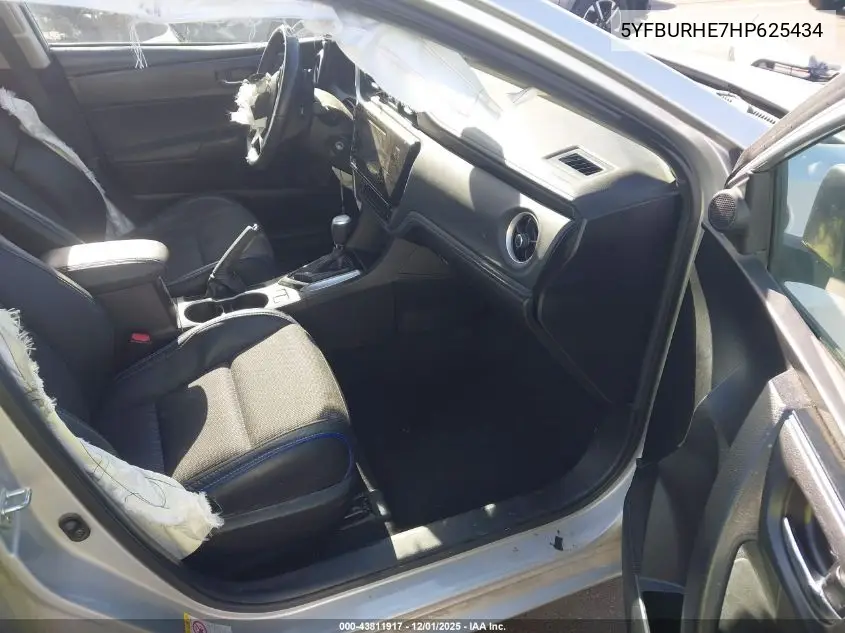 5YFBURHE7HP625434 2017 Toyota Corolla Se