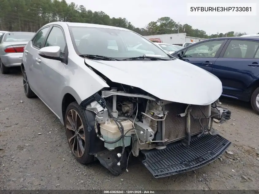 5YFBURHE3HP733081 2017 Toyota Corolla Xse
