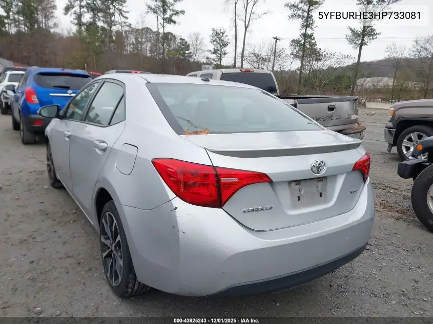 5YFBURHE3HP733081 2017 Toyota Corolla Xse