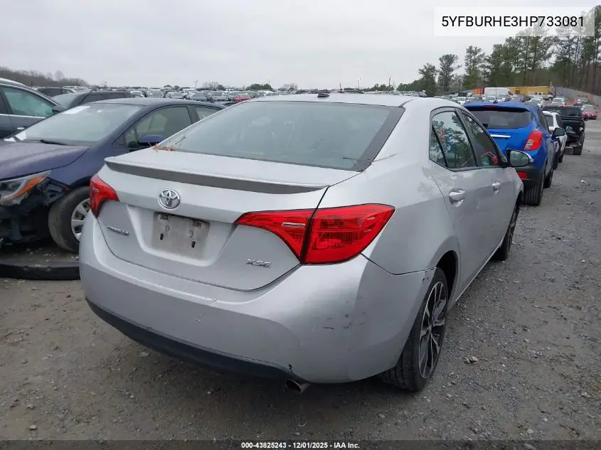 5YFBURHE3HP733081 2017 Toyota Corolla Xse