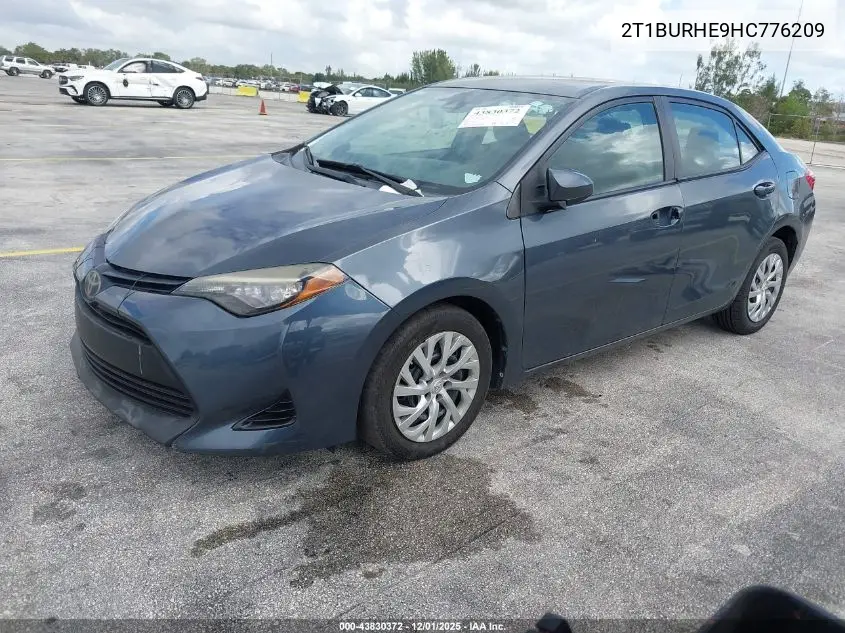 2T1BURHE9HC776209 2017 Toyota Corolla Le