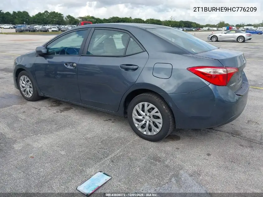 2T1BURHE9HC776209 2017 Toyota Corolla Le