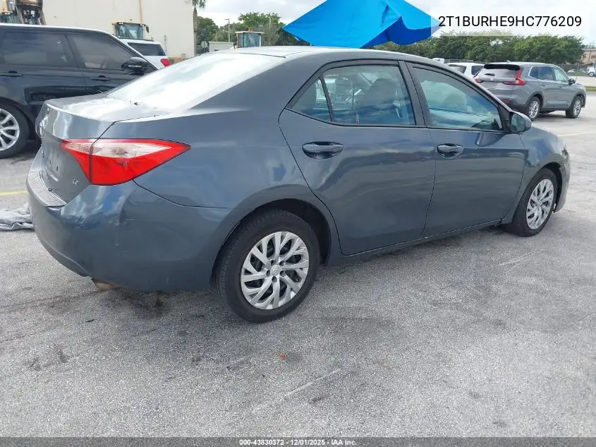 2T1BURHE9HC776209 2017 Toyota Corolla Le