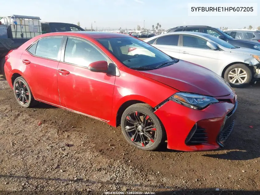 5YFBURHE1HP607205 2017 Toyota Corolla Xse