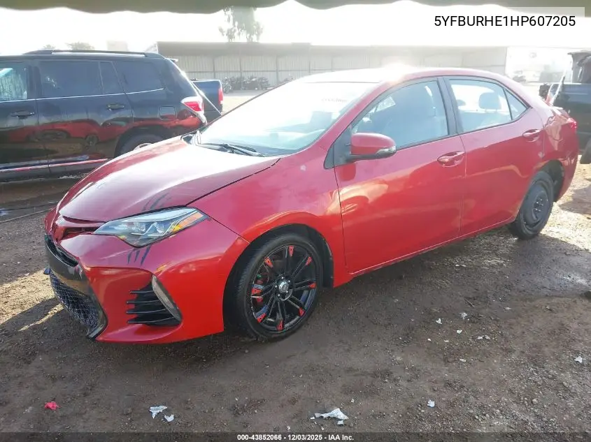 5YFBURHE1HP607205 2017 Toyota Corolla Xse
