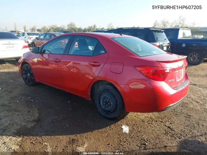 5YFBURHE1HP607205 2017 Toyota Corolla Xse