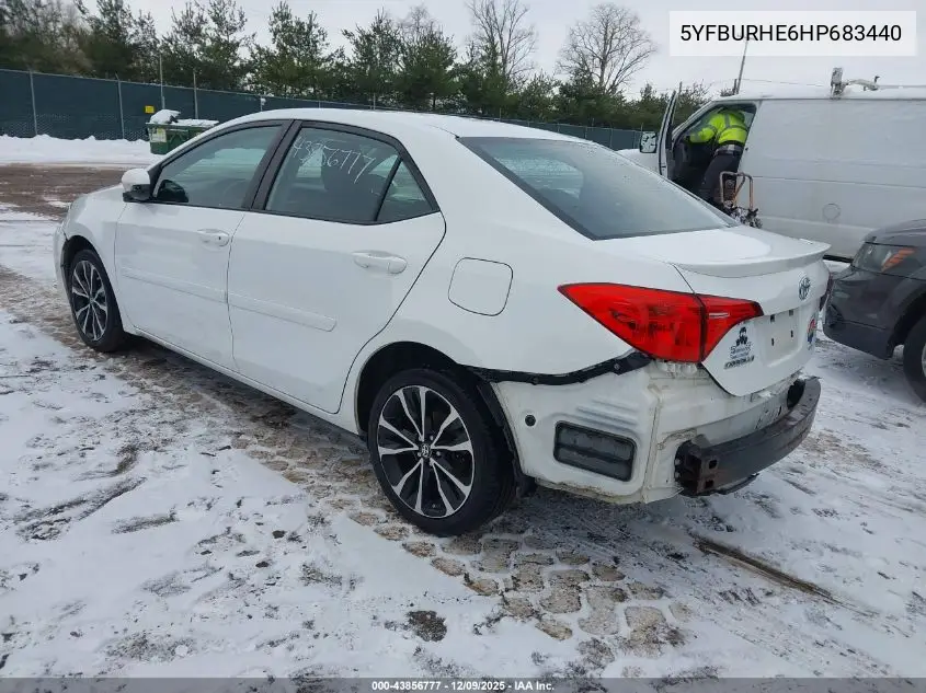 5YFBURHE6HP683440 2017 Toyota Corolla Se