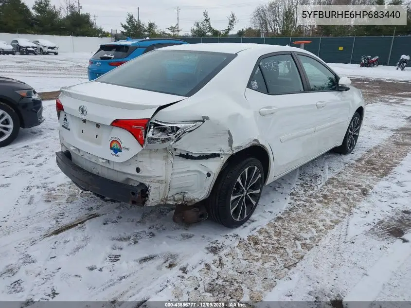 5YFBURHE6HP683440 2017 Toyota Corolla Se