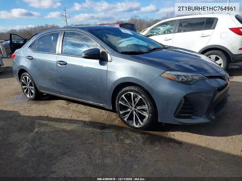 2T1BURHE1HC764961 2017 Toyota Corolla Se