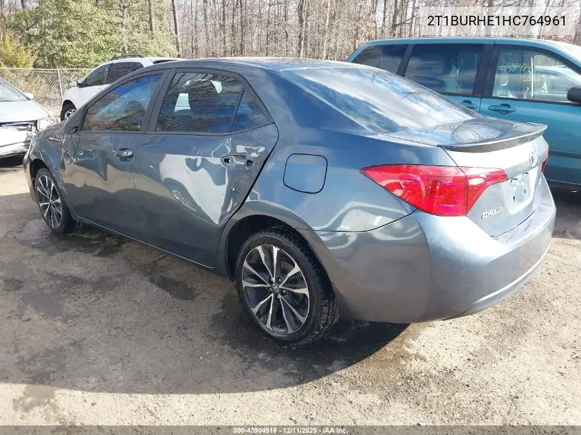 2T1BURHE1HC764961 2017 Toyota Corolla Se