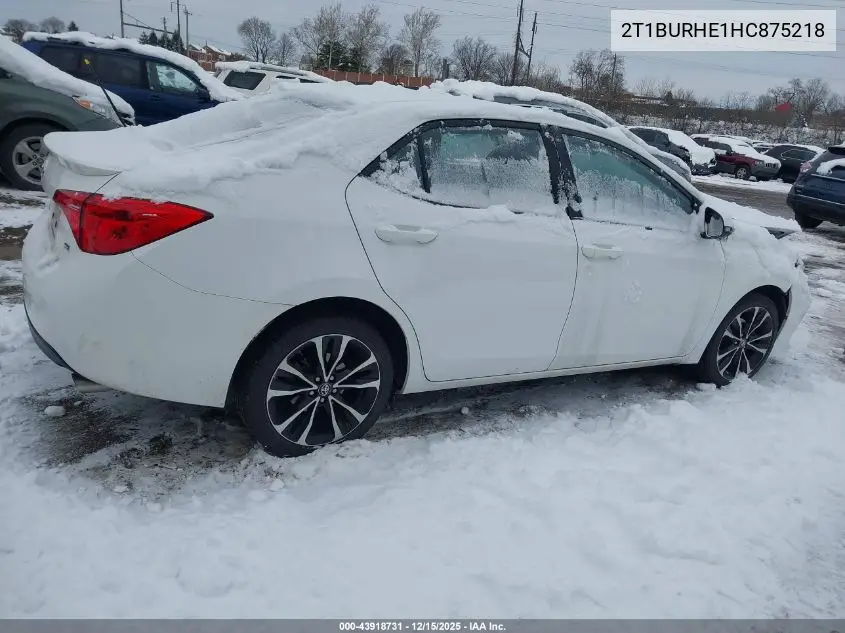 2T1BURHE1HC875218 2017 Toyota Corolla Se