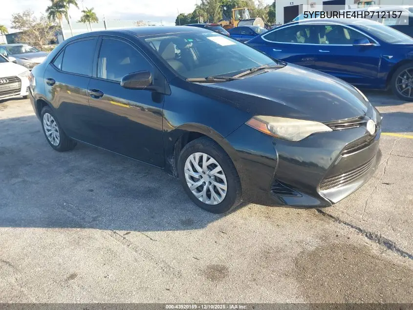 5YFBURHE4HP712157 2017 Toyota Corolla Le