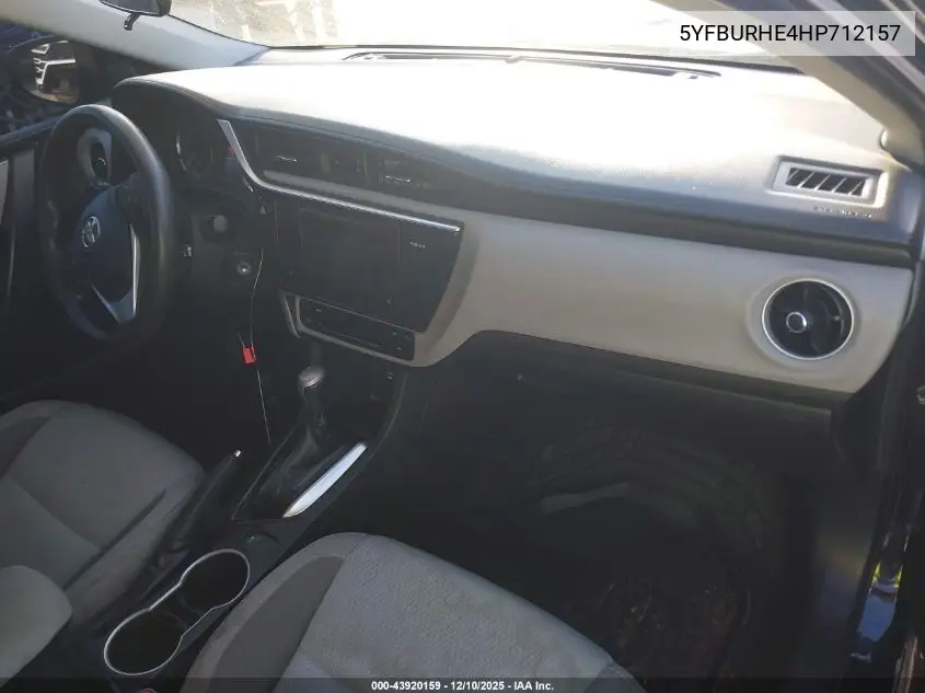 5YFBURHE4HP712157 2017 Toyota Corolla Le