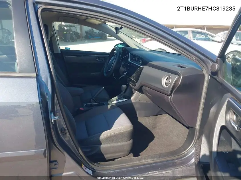 2T1BURHE7HC819235 2017 Toyota Corolla Le