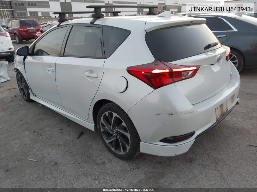 JTNKARJE8HJ543943 2017 Toyota Corolla Im