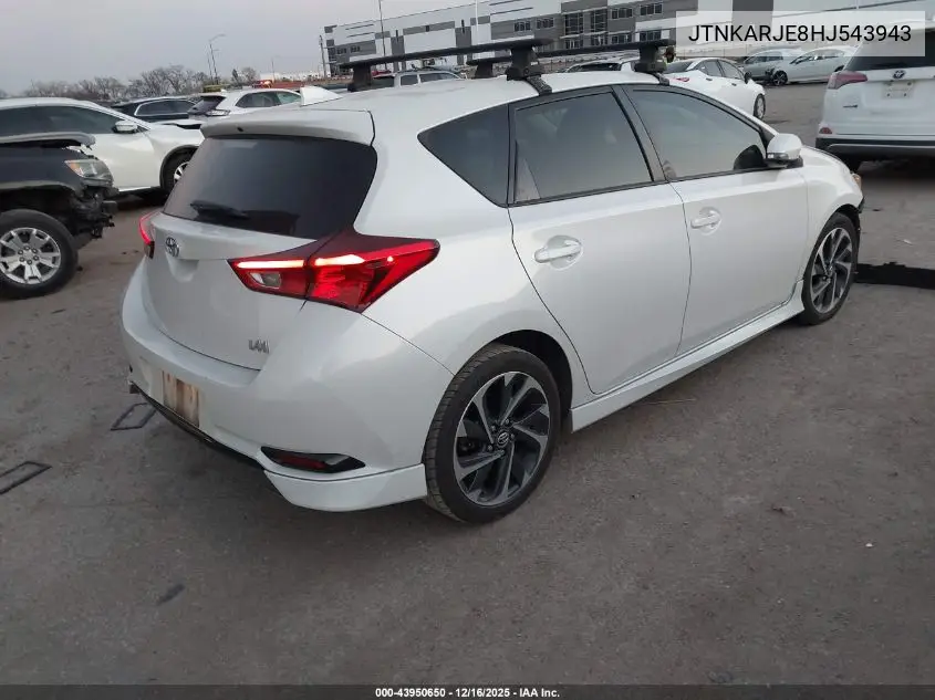 JTNKARJE8HJ543943 2017 Toyota Corolla Im
