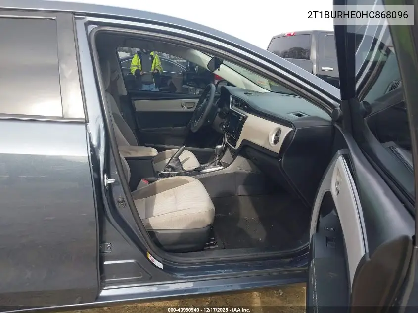 2T1BURHE0HC868096 2017 Toyota Corolla Le