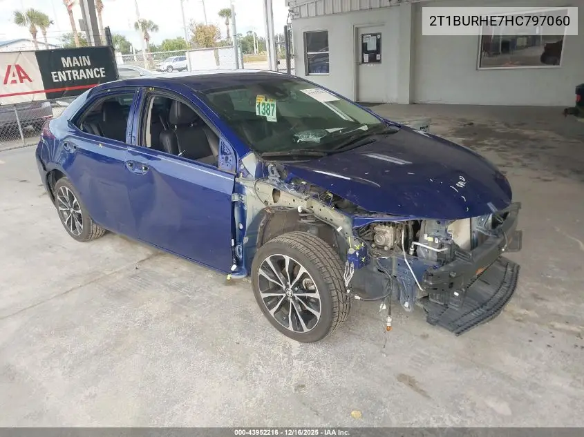 2T1BURHE7HC797060 2017 Toyota Corolla Se