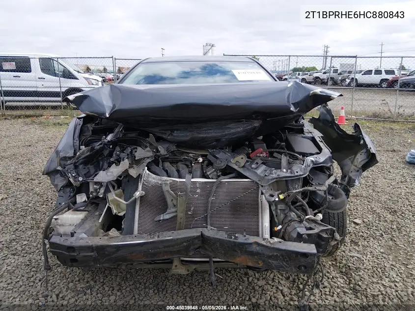 2T1BPRHE6HC880843 2017 Toyota Corolla