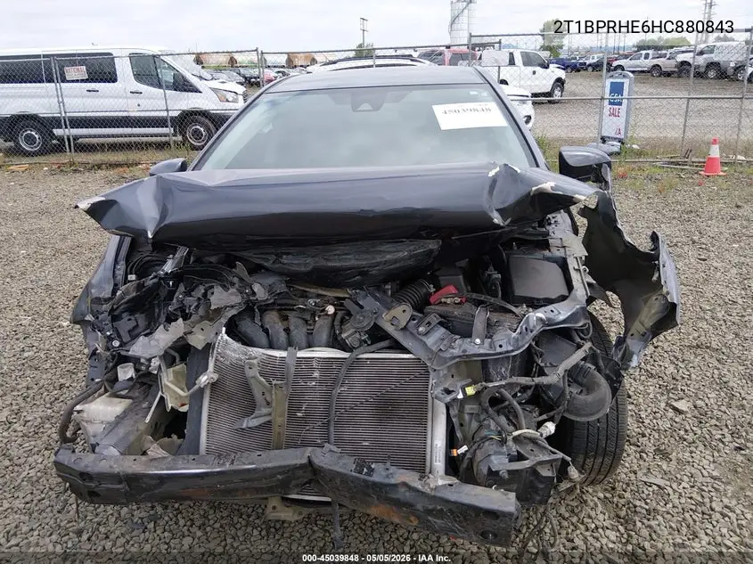 2T1BPRHE6HC880843 2017 Toyota Corolla