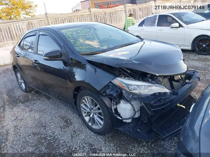 2T1BURHE6JC079148 2018 Toyota Corolla L/Le/Xle/Se/Xse