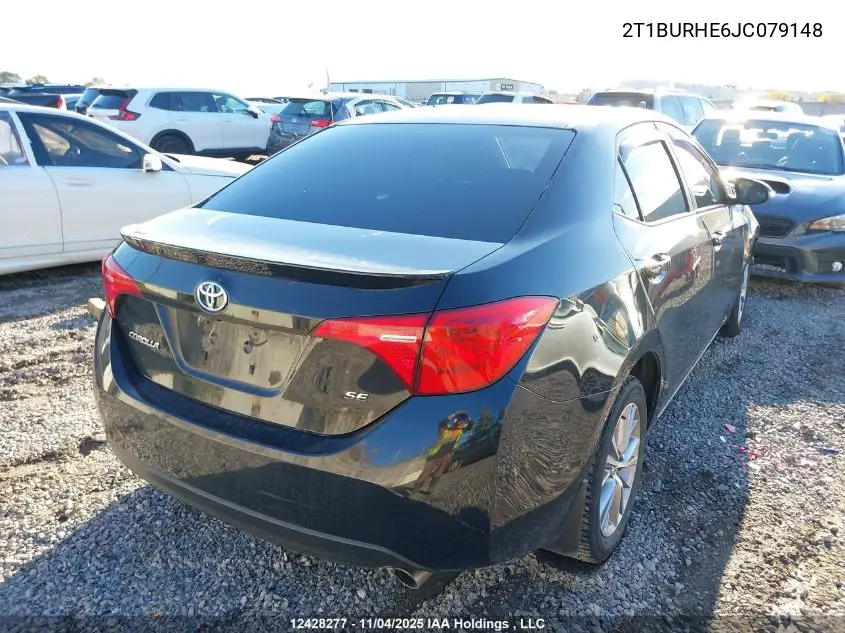 2T1BURHE6JC079148 2018 Toyota Corolla L/Le/Xle/Se/Xse