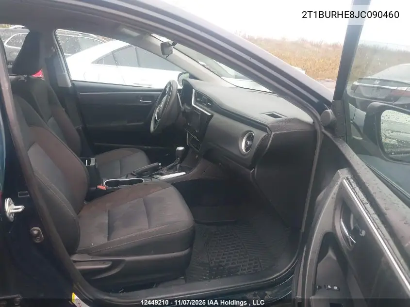 2T1BURHE8JC090460 2018 Toyota Corolla Le