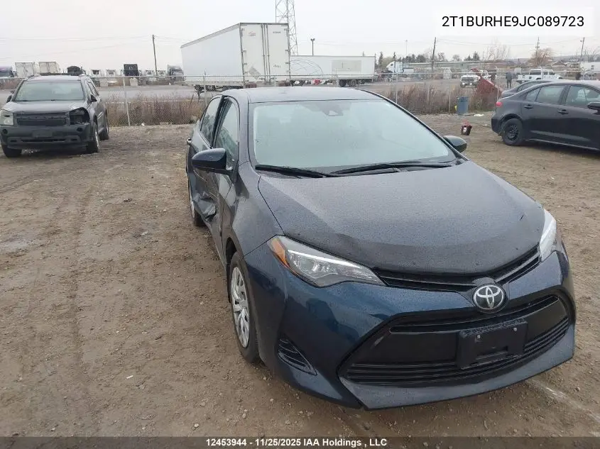 2T1BURHE9JC089723 2018 Toyota Corolla