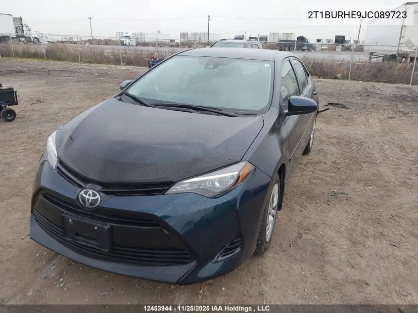 2T1BURHE9JC089723 2018 Toyota Corolla