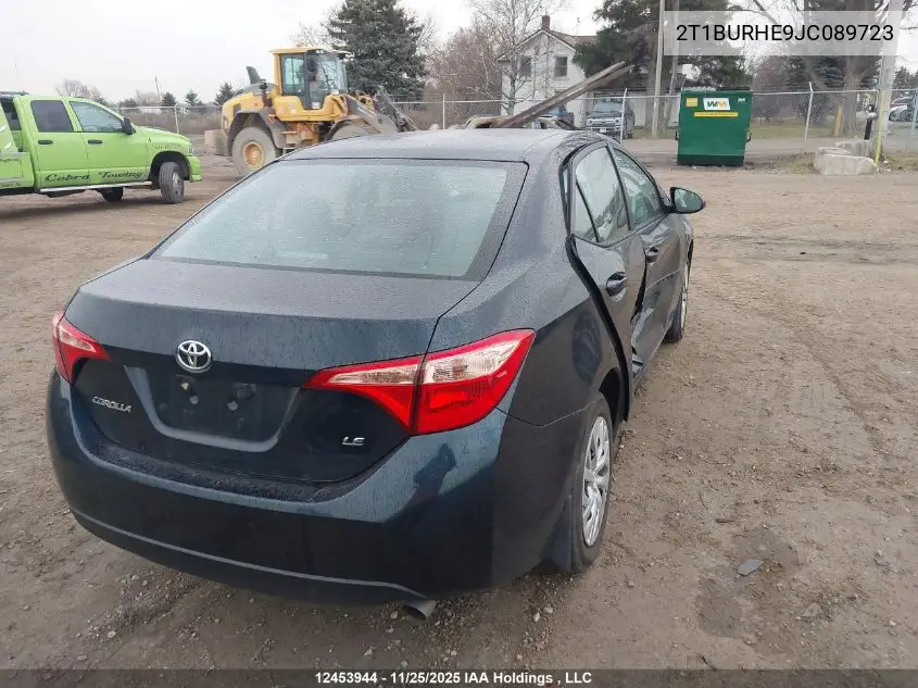2T1BURHE9JC089723 2018 Toyota Corolla