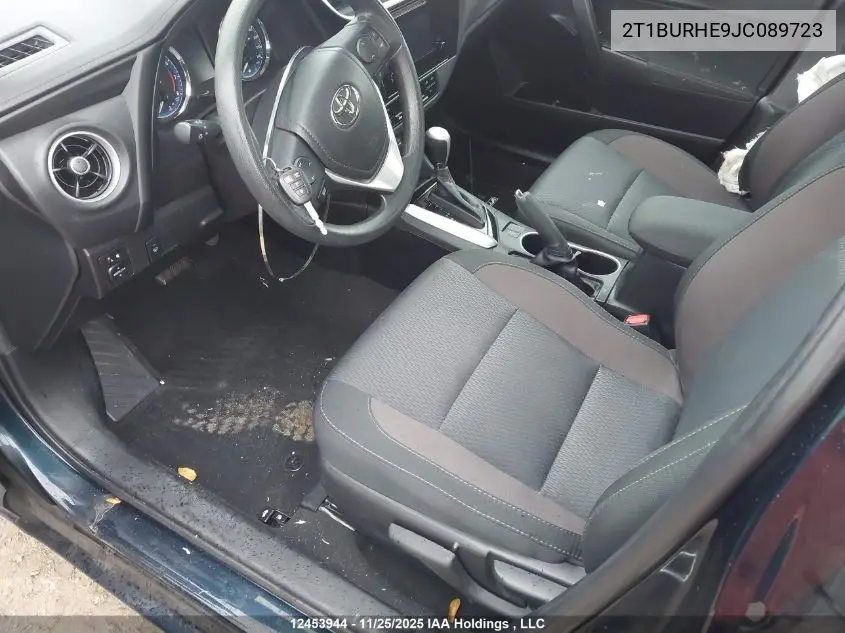2T1BURHE9JC089723 2018 Toyota Corolla