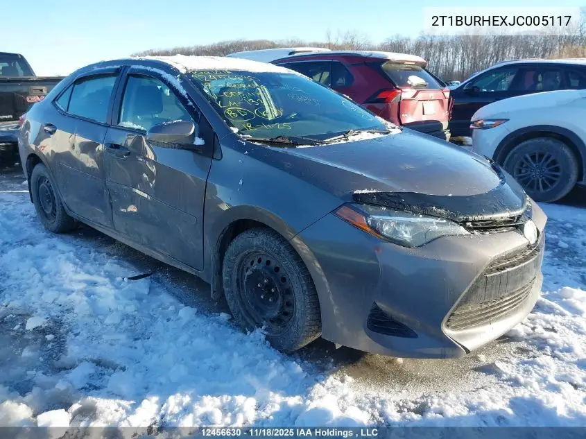 2T1BURHEXJC005117 2018 Toyota Corolla
