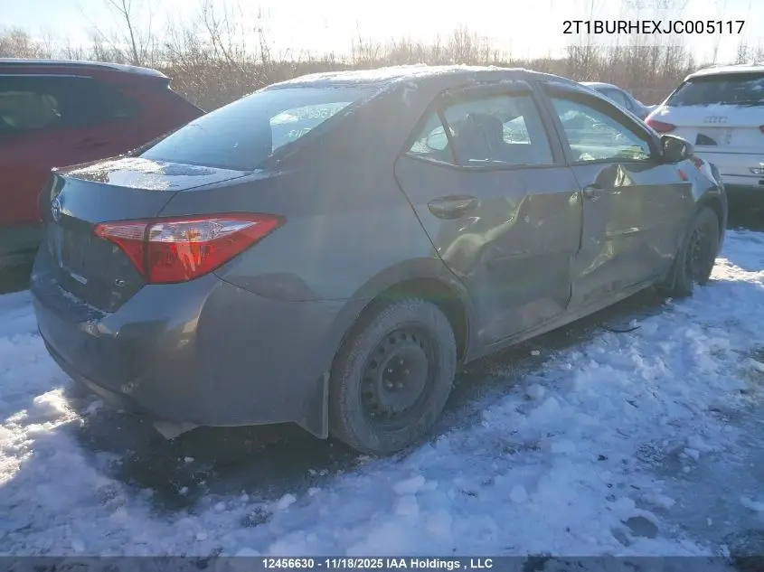 2T1BURHEXJC005117 2018 Toyota Corolla