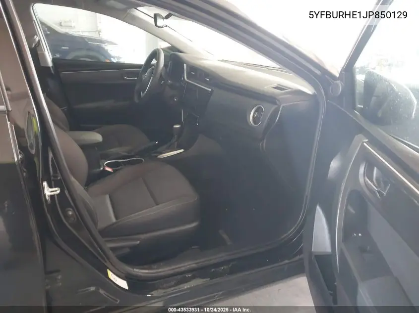 5YFBURHE1JP850129 2018 Toyota Corolla Le