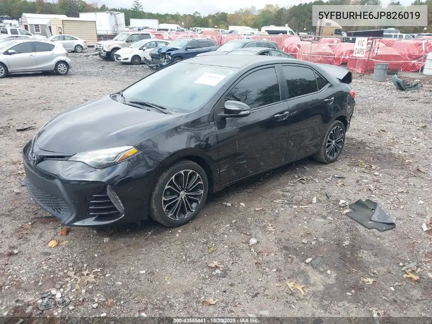 5YFBURHE6JP826019 2018 Toyota Corolla Se