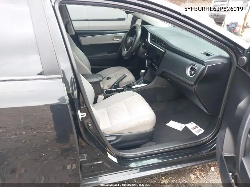 5YFBURHE6JP826019 2018 Toyota Corolla Se