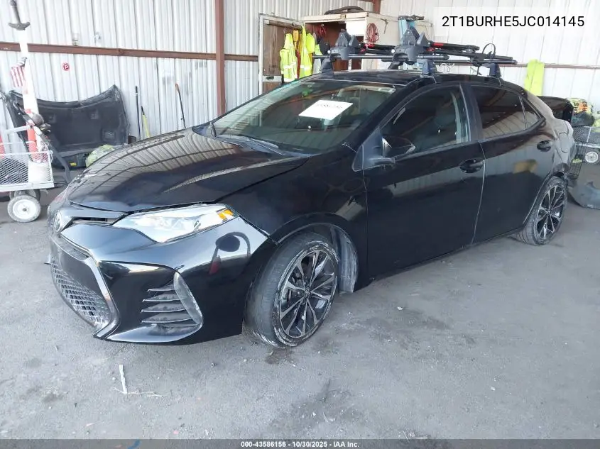 2T1BURHE5JC014145 2018 Toyota Corolla Se