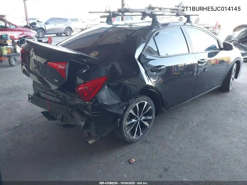 2T1BURHE5JC014145 2018 Toyota Corolla Se