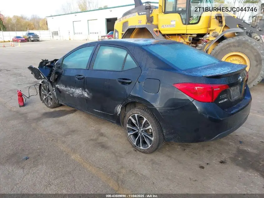 2T1BURHE5JC044746 2018 Toyota Corolla Se