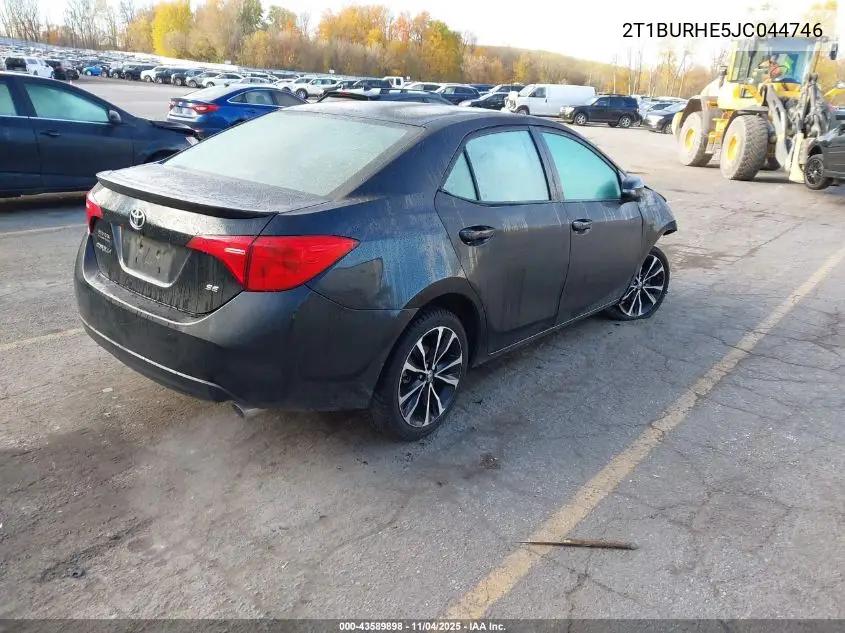 2T1BURHE5JC044746 2018 Toyota Corolla Se
