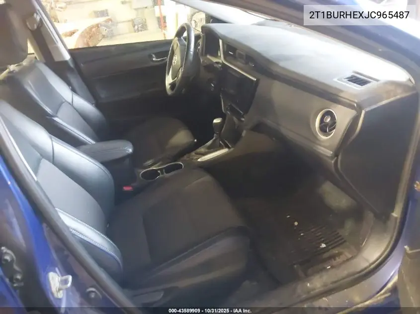 2T1BURHEXJC965487 2018 Toyota Corolla Se